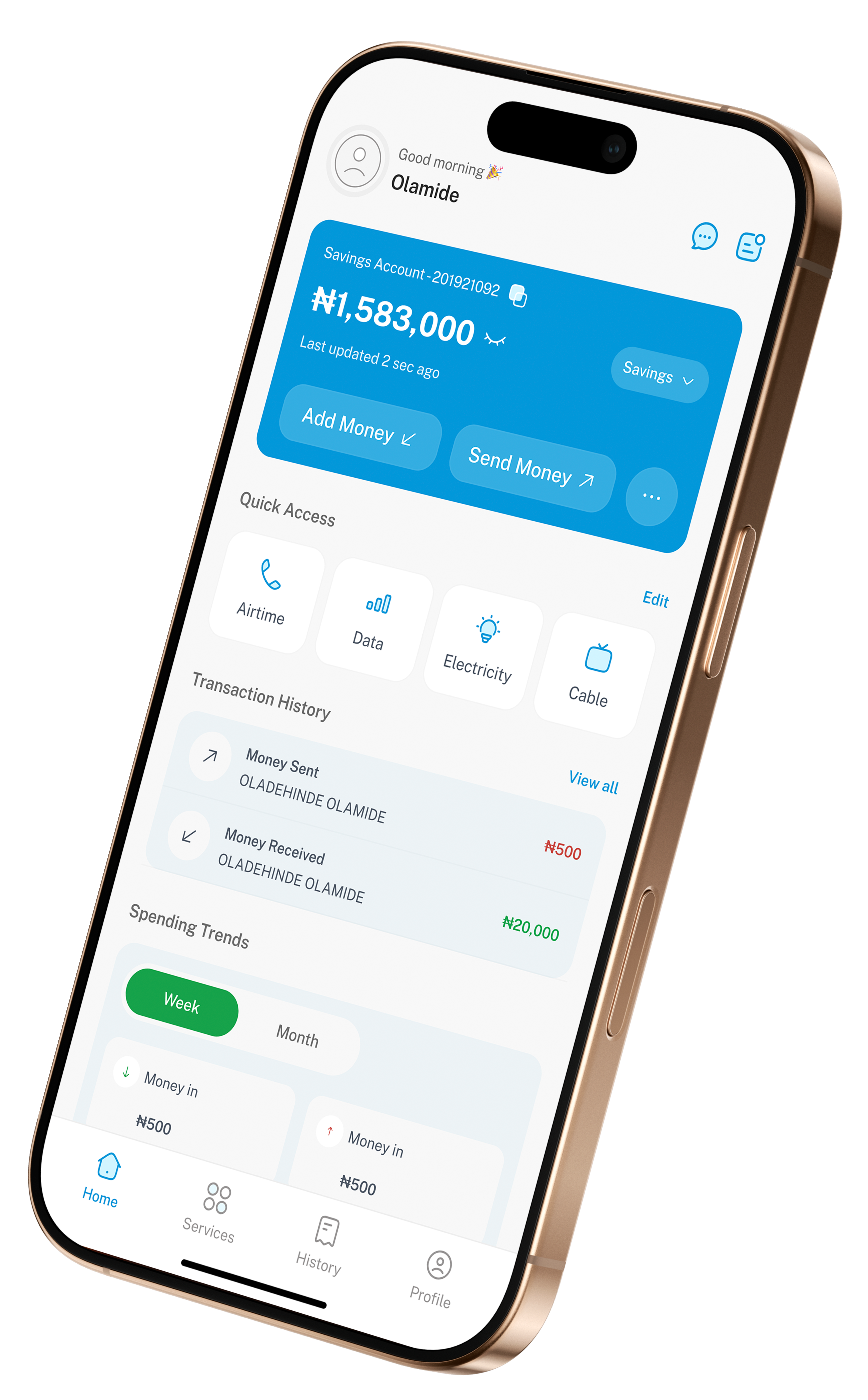 Manage account from any browser
